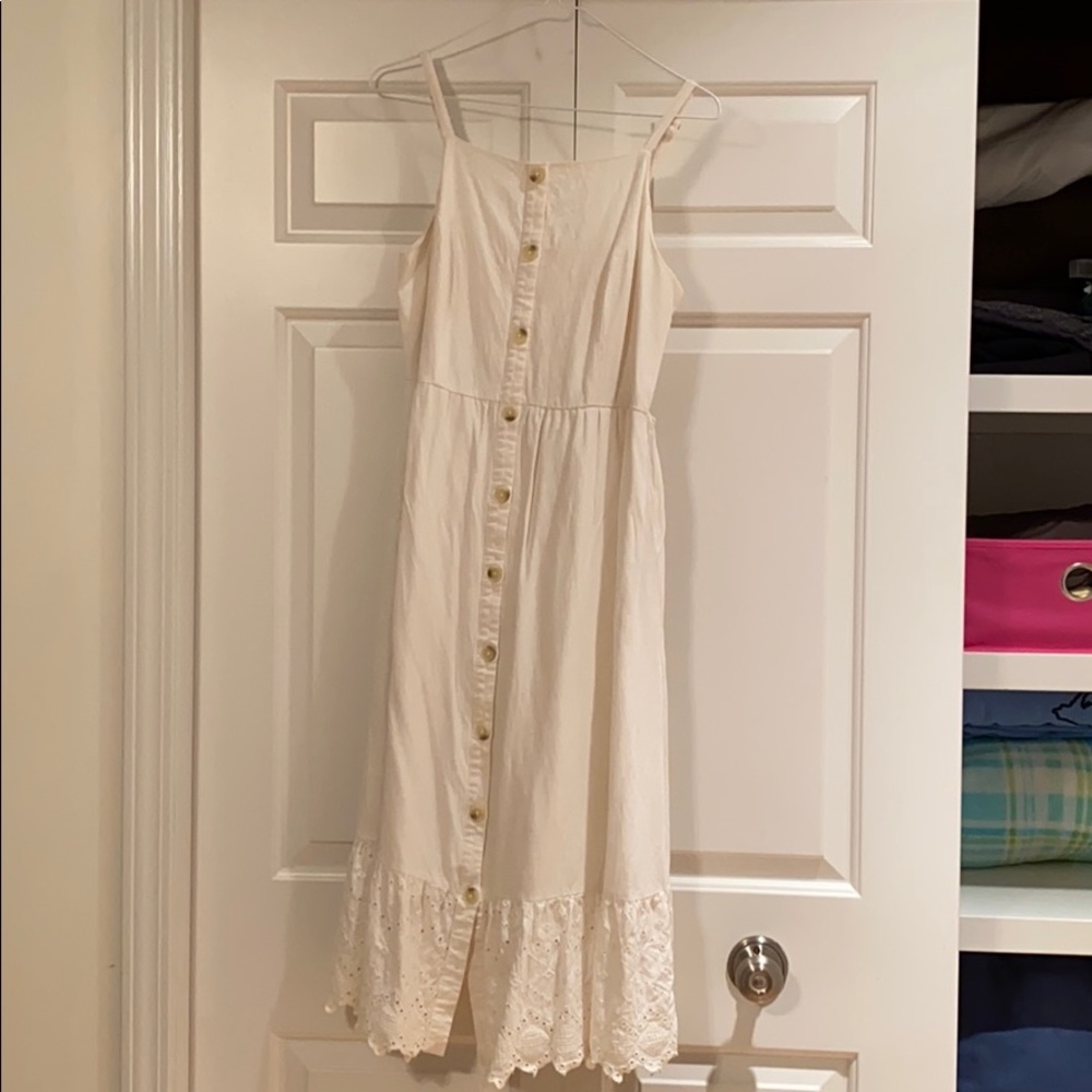 White Midi Dress